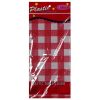 Table Cover Checkered Red 54X108in
