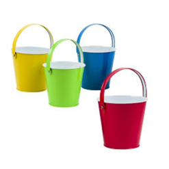 Tin Pail 1.1qt Asst Clrs-wholesale