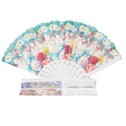 Handheld Fan Flowers Design Asst-wholesale