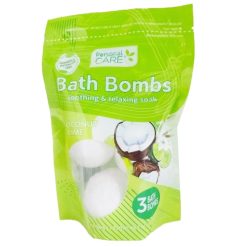 P.C Bath Bombs 3pc Coconut & Lime-wholesale