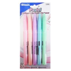 Highlighters 5pk Pastel Colors-wholesale