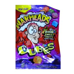 Warheads Sour Chewy Cubes 5oz-wholesale