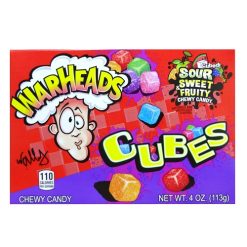 Warheads Sour Chewy Cubes 4oz-wholesale