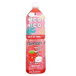 Nico Nata De Coco Drink 1 Ltr Strawbe-wholesale