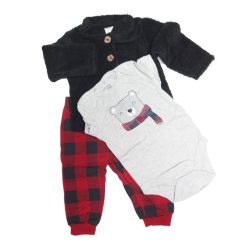 Baby Jacket & Pants Set 3pc 6-9-wholesale