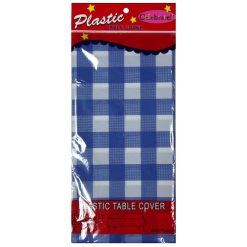 Table Cover 54 X 108in Blue Checkered-wholesale