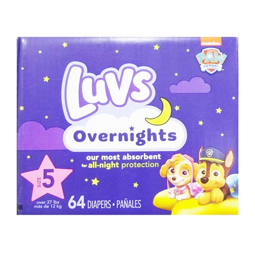 Luvs Diapers #5 64ct Overnights-wholesale Luvs Diapers #5 64ct Overnights-wholesale