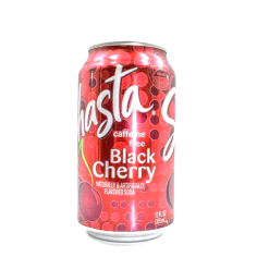 Shasta Soda 12oz Black Cherry Can-wholesale