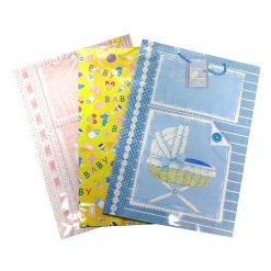 Gift Bags Baby Shower Lg Asst-wholesale