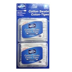 Wish Cotton Swabs 50ct 2pk W-Case-wholesale