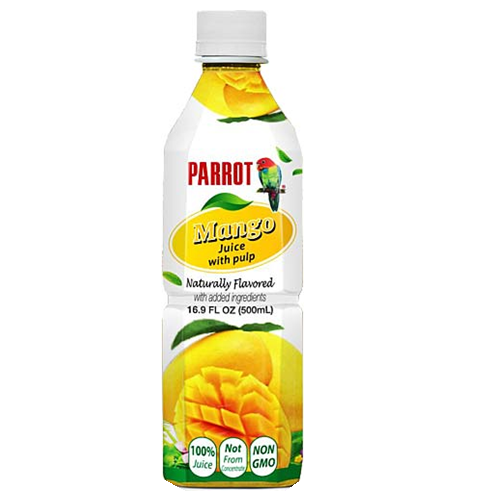 Parrot Juice 16.9oz Mango W-Pulp-wholesale