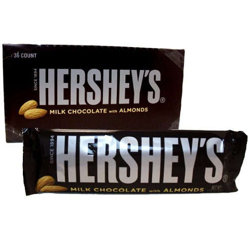 Hersheys Milk Chocolate W-Almonds 1.45oz-wholesale