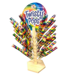 Twisty Pops 3oz On Wooden Tree-wholesale