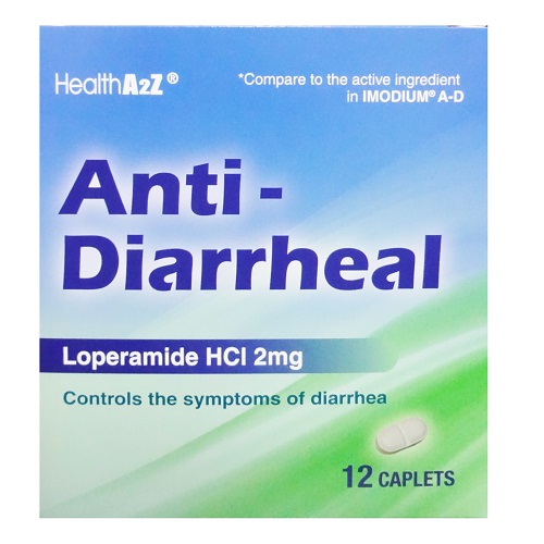 Health A2z Anti-Diarrheal 2mg 12ct-wholesale Health A2z Anti-Diarrheal 2mg 12ct-wholesale