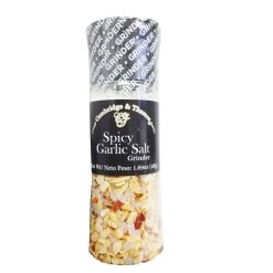 C & T Spicy Garlic Salt 1.69oz Grinder-wholesale