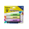 Highlighters 3pk Glitter Asst Clrs-wholesale Highlighters 3pk Glitter Asst Clrs-wholesale