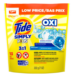 Tide Simply Pods HE 13ct Oxi Ref Breeze-wholesale