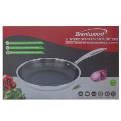 Brentwood Fry Pan 11in Stainless Steel-wholesale