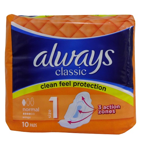 Always Classic Maxi Pads 10ct Normal-wholesale Always Classic Maxi Pads 10ct Normal-wholesale