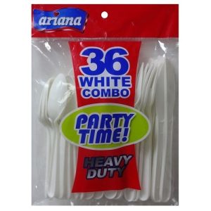 Ariana PP White Combo 36ct Plastic