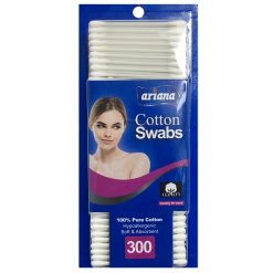 Ariana Cotton Swabs 300ct Plstc Stick-wholesale
