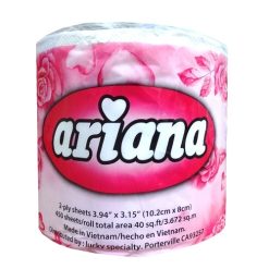 Ariana Bath Tissue 1pk 450ct 2-Ply-wholesale