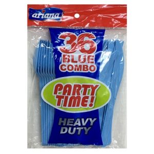 Ariana PS Blue Cutlery Combo 36ct