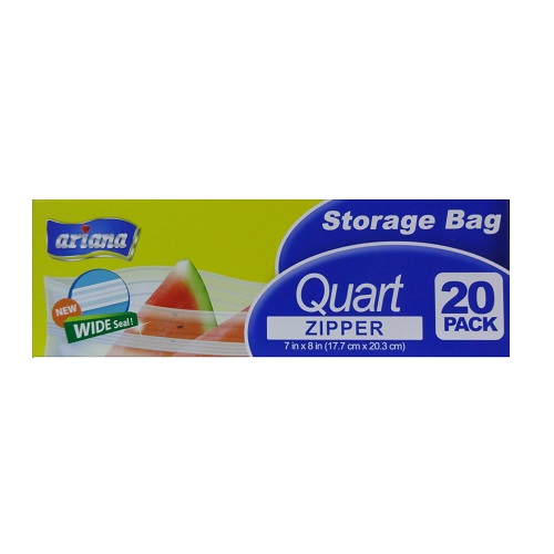 Blue Star Storage Bag 1 Quart Zipper 20c-wholesale -  -  Online wholesale store of general merchandise and grocery items