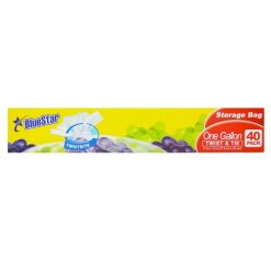 Blue Star Storage Bag 1 Gl Twist-Tie 40c-wholesale