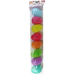 Easter Eggs 8ct Lg Asst Clrs-wholesale