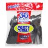 Blue Star PP Black Spoons 36ct-wholesale Blue Star PP Black Spoons 36ct-wholesale