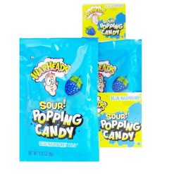 Warheads Sour Popping Candy Blue Raspber-wholesale