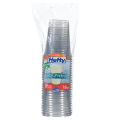 Hefty Party Perfect Clear Cups 28ct 18oz-wholesale