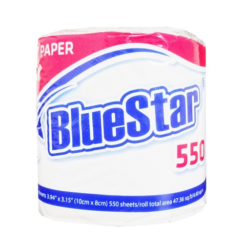 Blue Star Bath Tissue 550ct 2-Ply-wholesale Blue Star Bath Tissue 550ct 2-Ply-wholesale