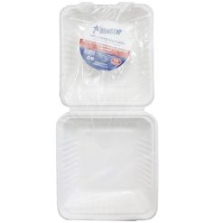Blue Star Clamshell Container 50ct 8X8-wholesale