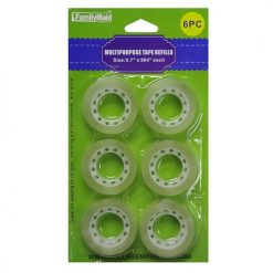 Tape Refills 6pc Clear