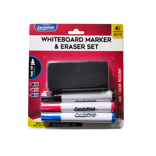 Whiteboard Marker W-Eraser Set 4pc-wholesale Whiteboard Marker W-Eraser Set 4pc-wholesale
