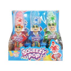 Mr. Squeezy Pop W-Gel Candy 1.97oz Asst-wholesale