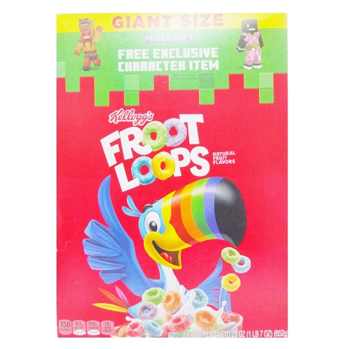Kelloggs Cereal 23oz Froot Loops-wholesale Kelloggs Cereal 23oz Froot Loops-wholesale