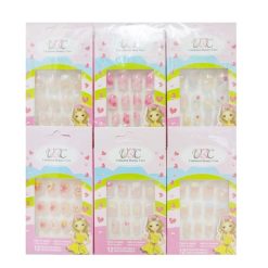 Toy Nails Pre-Glued 12ct Asst Clrs-wholesale