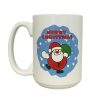 X-Mas Mug 15oz W-Santa Design-wholesale X-Mas Mug 15oz W-Santa Design-wholesale