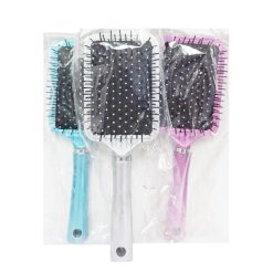 Hair Brush 10in Square Asst Clrs-wholesale