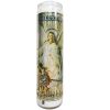 Candle 8in Angel De La Guarda White-wholesale