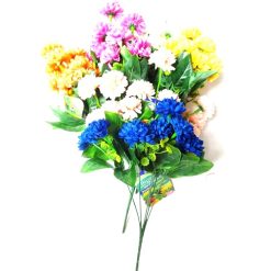 Decor Chrysanthemum Bush X6 12Flo 6 Lyrs-wholesale