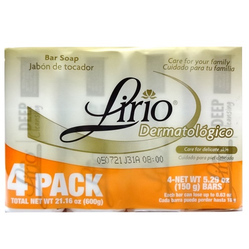 Lirio Bar Soap 4pk 600g Deep Cleasing-wholesale Lirio Bar Soap 4pk 600g Deep Cleasing-wholesale