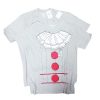 Mens T-Shirts Grey Clown Print Asst Size-wholesale Mens T-Shirts Grey Clown Print Asst Size-wholesale