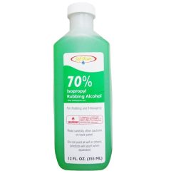 Isopropyl Rubbing Alcohol 70% 12oz Green-wholesale