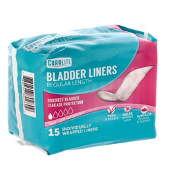 Coralite Bladder Liners 15ct Reg Length-wholesale