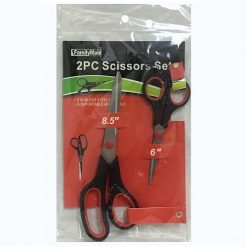 Scissors 8.5in 2pc Asst Clrs