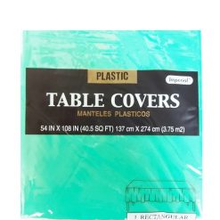 Table Cover 54 X 108in Green H-D Rect Pl-wholesale